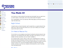 Tablet Screenshot of notationmachine.com